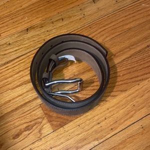 Women Coach Suede Taupe Belt